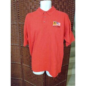 Vintage 2004 Fila Ferrari 50 years In The USA Polo Shirt Men's XL 2000s Y2K